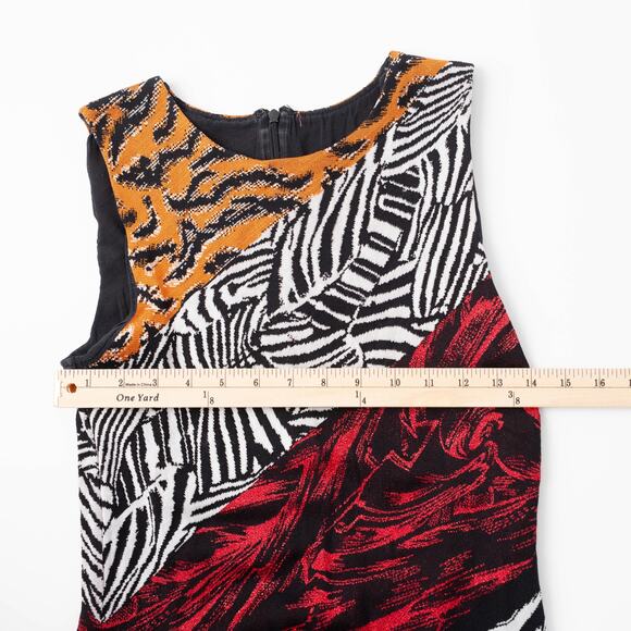 Missoni Muticolor Printed Knit Patch Dress - Picture 7 of 11